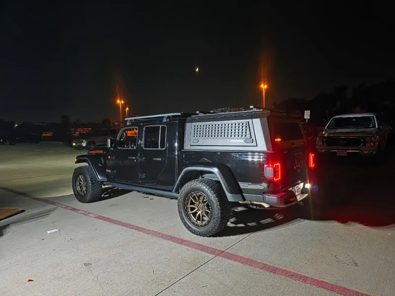 Jeep Gladiator with an Overlandico Forge topper